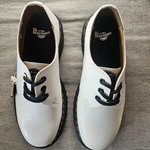 Dr. Martens White Leather Shoes
